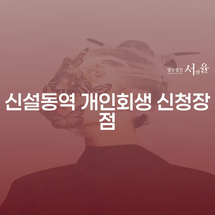 신설동역 개인회생 신청장점